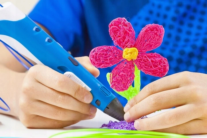 Bez Marki 3D RAŠIKLIŲ RINKINYS VAIKAMS, SPAUSDINTUVAS + 110 METRŲ LAISVOS GIJŲ KASETĖS