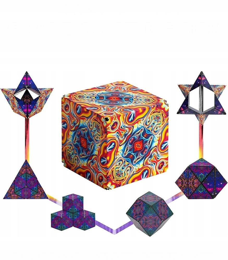 Bez Marki 3D SPATIAL MAGIC ANTISRESS MAGNETINIS KUBAS
