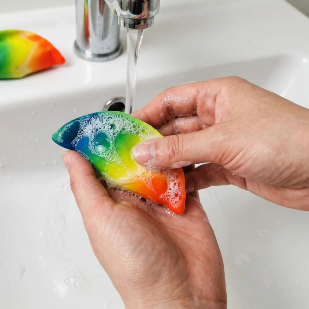 Bez Marki 3x Didelis koldūnas GNIOTEK ANTISTRESS Rainbow SQUISHY rusiškas koldūnas DUMPLINGAS