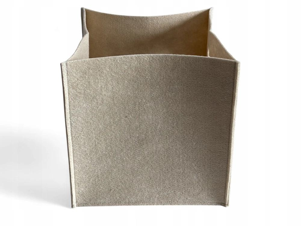 Bez Marki 4x ORGANIZER FILCOWY BEŻOWY PUDEŁKO POJEMNIK NA ZABAWKI KALLAX 30x30x30cm