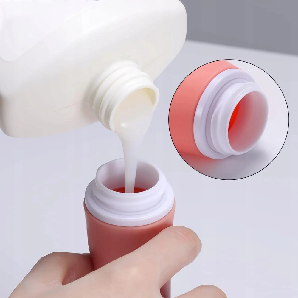 Bez Marki 4x Silikoninės kelioninės buteliukų rinkinys, 60ml