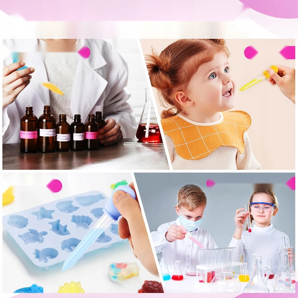 Bez Marki 5 ml SILIKONINIS PIPETINIS SKYSČIŲ DALYTUVAS 3 Vnt. CRAFT