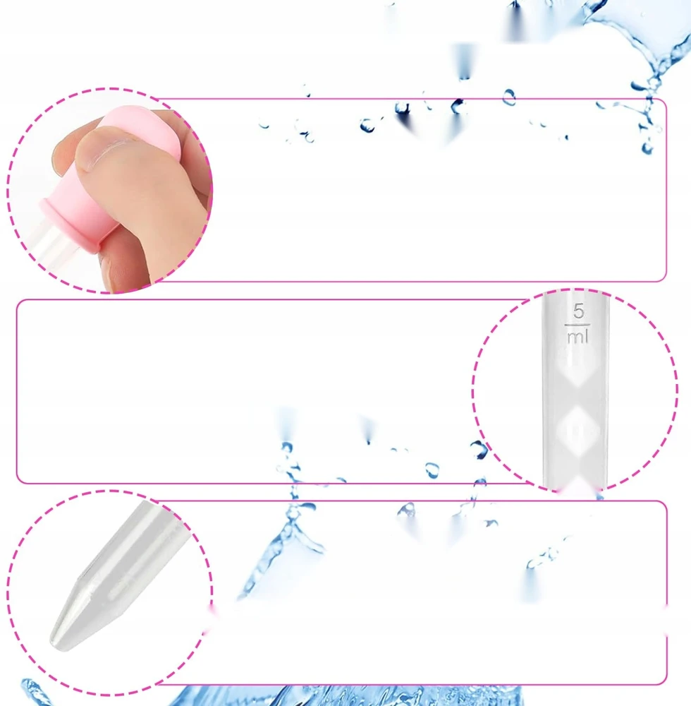 Bez Marki 5 ml SILIKONINIS PIPETINIS SKYSČIŲ DALYTUVAS 3 Vnt. CRAFT