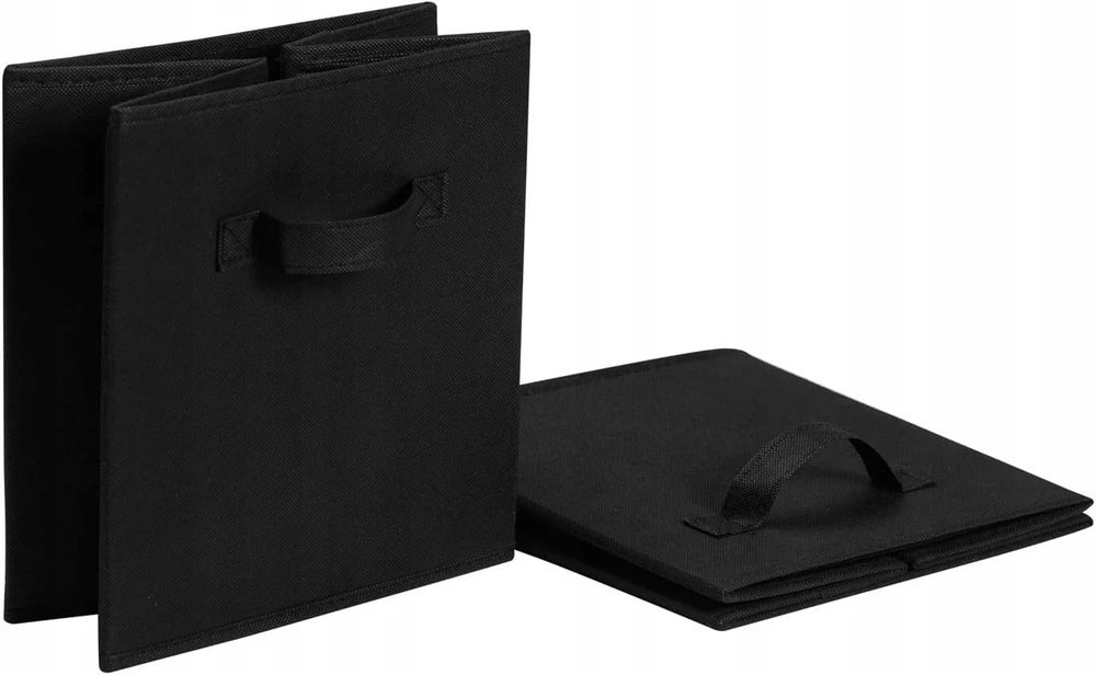 Bez Marki 6x PUDEŁKA NA ZABAWKI DZIECIĘCE SKRZYNKI 33x33 CM ORGANIZERY SKŁADANE DUŻE