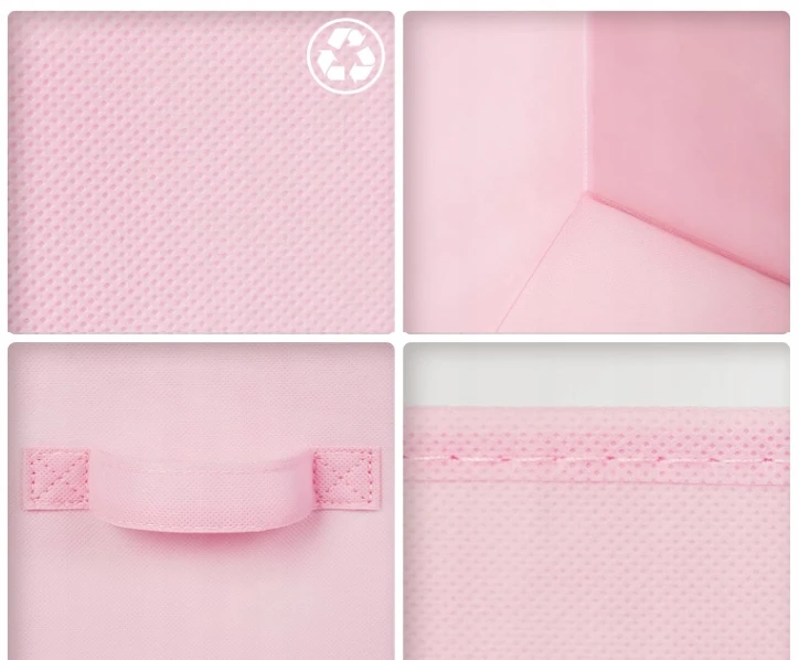 Bez Marki 6x PUDEŁKA NA ZABAWKI DZIECIĘCE SKRZYNKI 27x27 CM ORGANIZERY SKŁADANE DUŻE