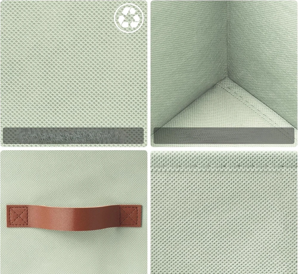 Bez Marki 6x PUDEŁKA NA ZABAWKI DZIECIĘCE SKRZYNKI 27x27 CM ORGANIZERY SKŁADANE DUŻE