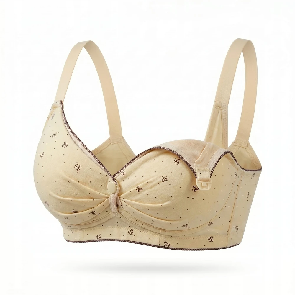 Bez Marki 80C- BRA, STABDYTA nėščiųjų maitinimo liemenėlė - KOTWIC-BEIGE