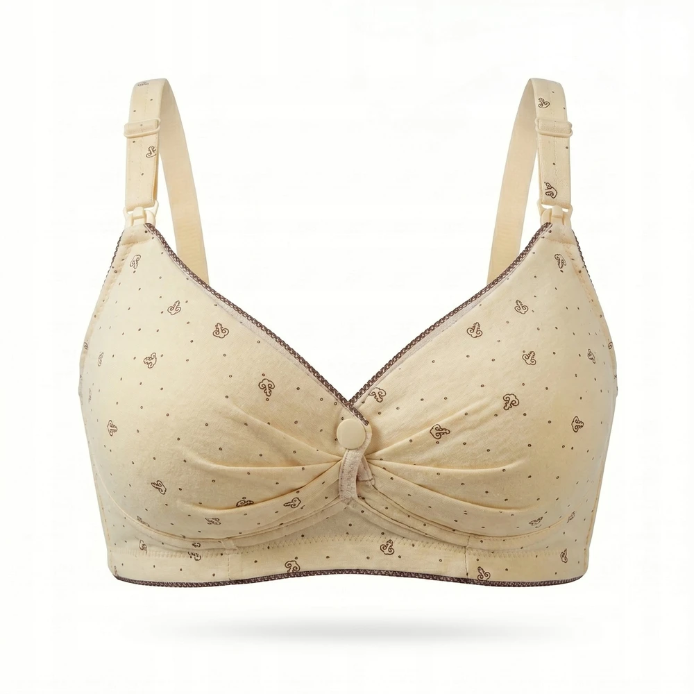 Bez Marki 80C- BRA, STABDYTA nėščiųjų maitinimo liemenėlė - KOTWIC-BEIGE