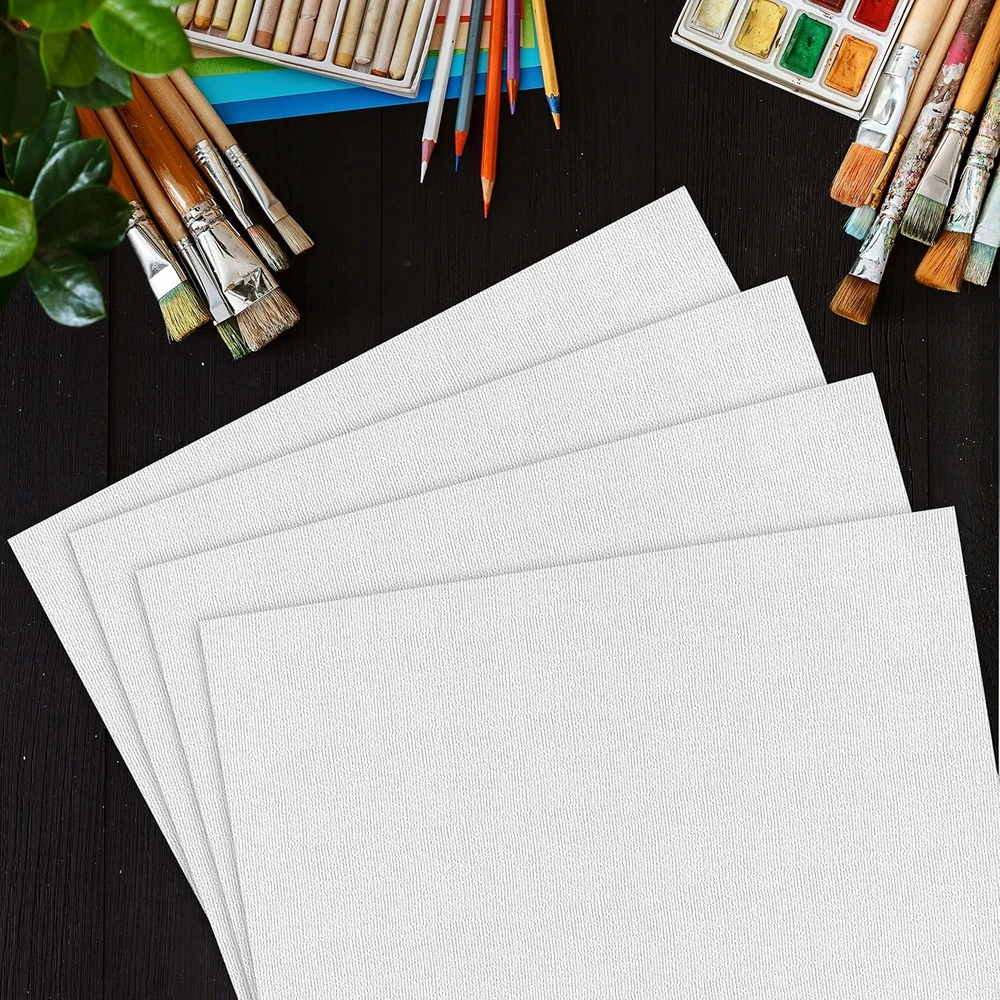 Bez Marki A2 Akvarelinis POPIERIUS 50 LAKŠČIŲ Baltas 200 GSM TAPYBA MENINIS BRĖŽINIS