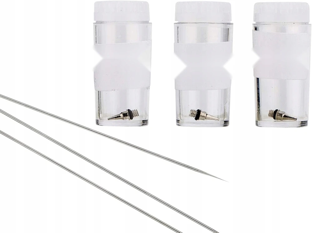 Bez Marki ADATINĖS AEROGRAFIJOS ANTGALIŲ RINKINYS 02MM 03MM 05MM DALIŲ RAKTŲ DAŽYMAS