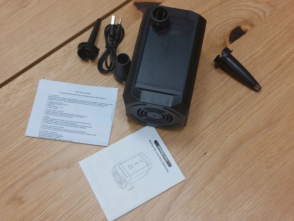 Bez Marki Akumuliatorinė pompikė čiužiniams, plaustams, baseinams su Usb