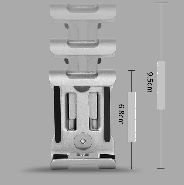 Bez Marki Aliuminio telefono laikiklis dviračiui, motociklui 3,5-6,5" 360°