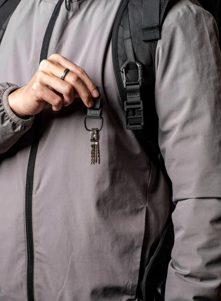 Bez Marki Alpaka Hub Carabiner Standard - Juodas