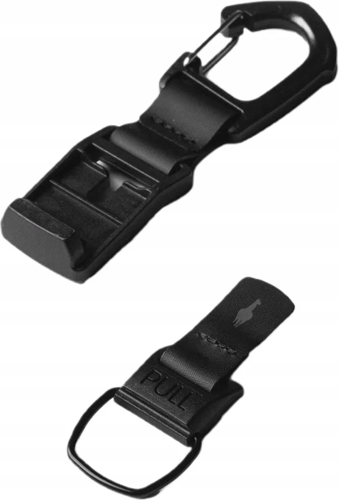 Bez Marki Alpaka Hub Carabiner Standard - Juodas