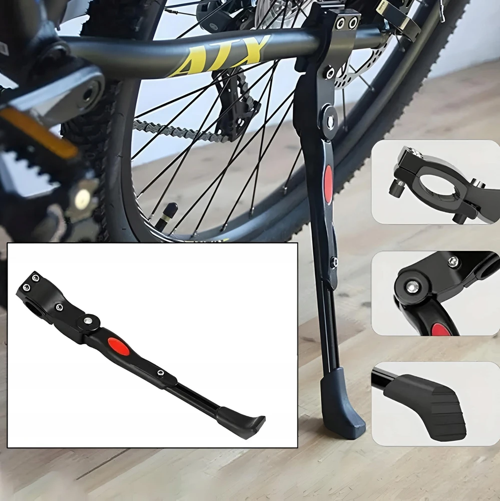 Bez Marki Aluminiowa stopka boczna na rower rowerowa regulowana nóżka rowerowa