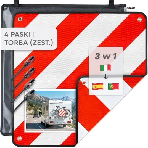 Bez Marki Aluminiowa tablica ostrzegawcza rowerowa Ece R70 50x50cm
