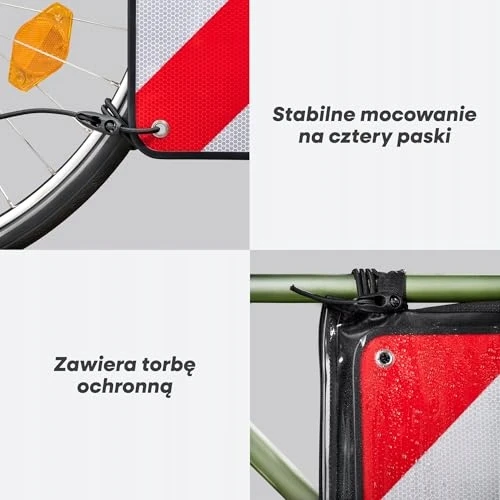 Bez Marki Aluminiowa tablica ostrzegawcza rowerowa Ece R70 50x50cm