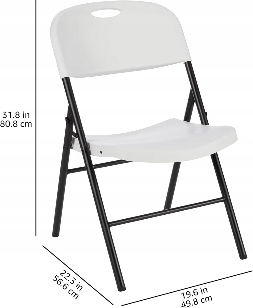 Bez Marki Amazon Basics kėdė balta 4 vnt.
