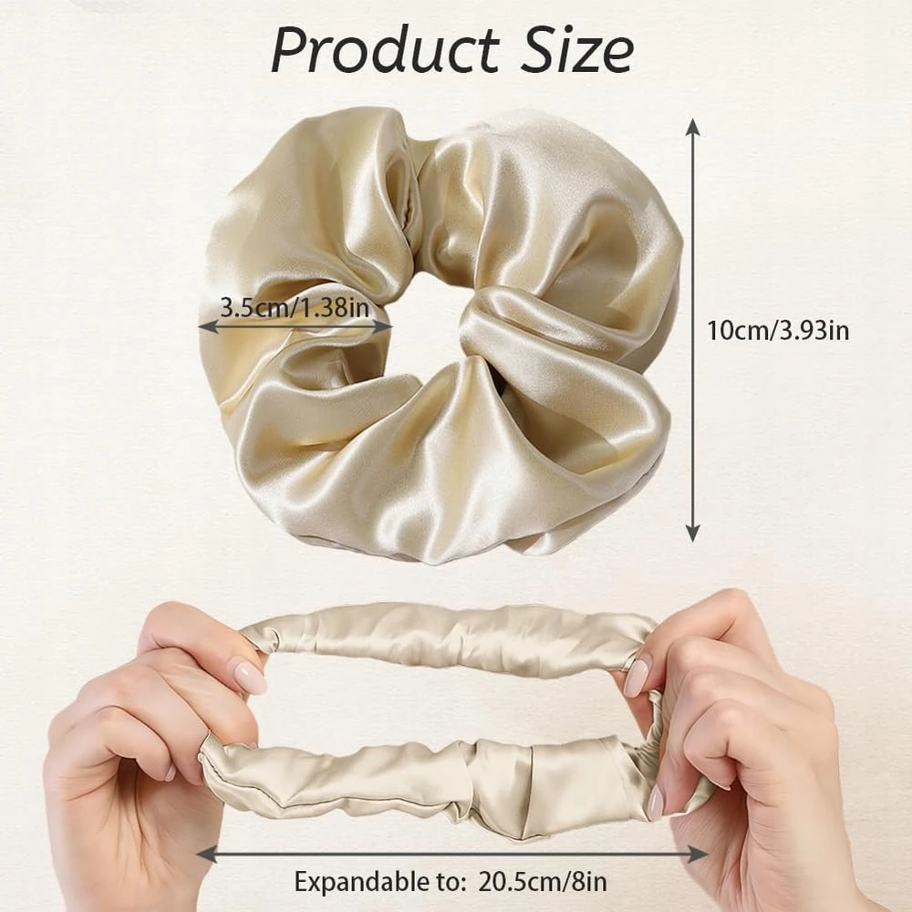 Bez Marki ANKSTESNĖS 3 VIENETĖS MULBERRY SILK MINKŠTAS ELASTINGAS SUstiprintas prašmatnus ILGAUS