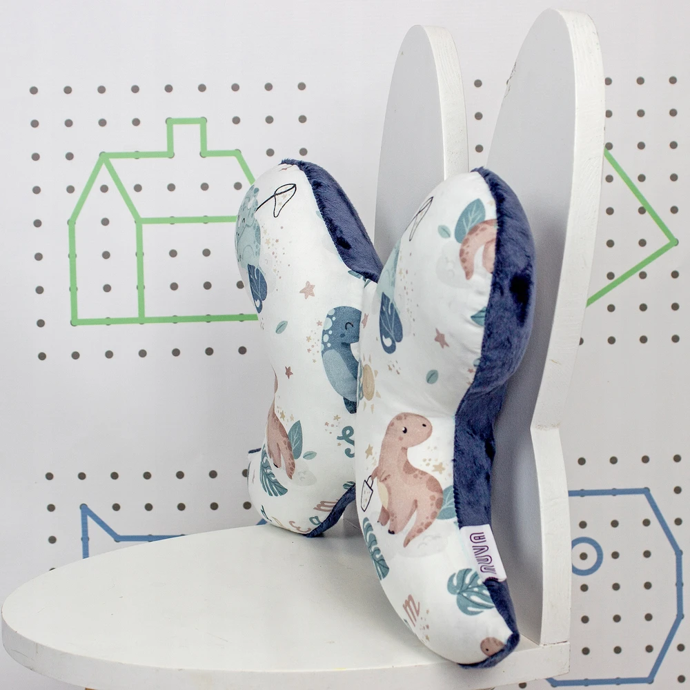 Bez Marki ANTI-SHOCK BUTTERFLY PAGALVĖ Dino Dream Baltas