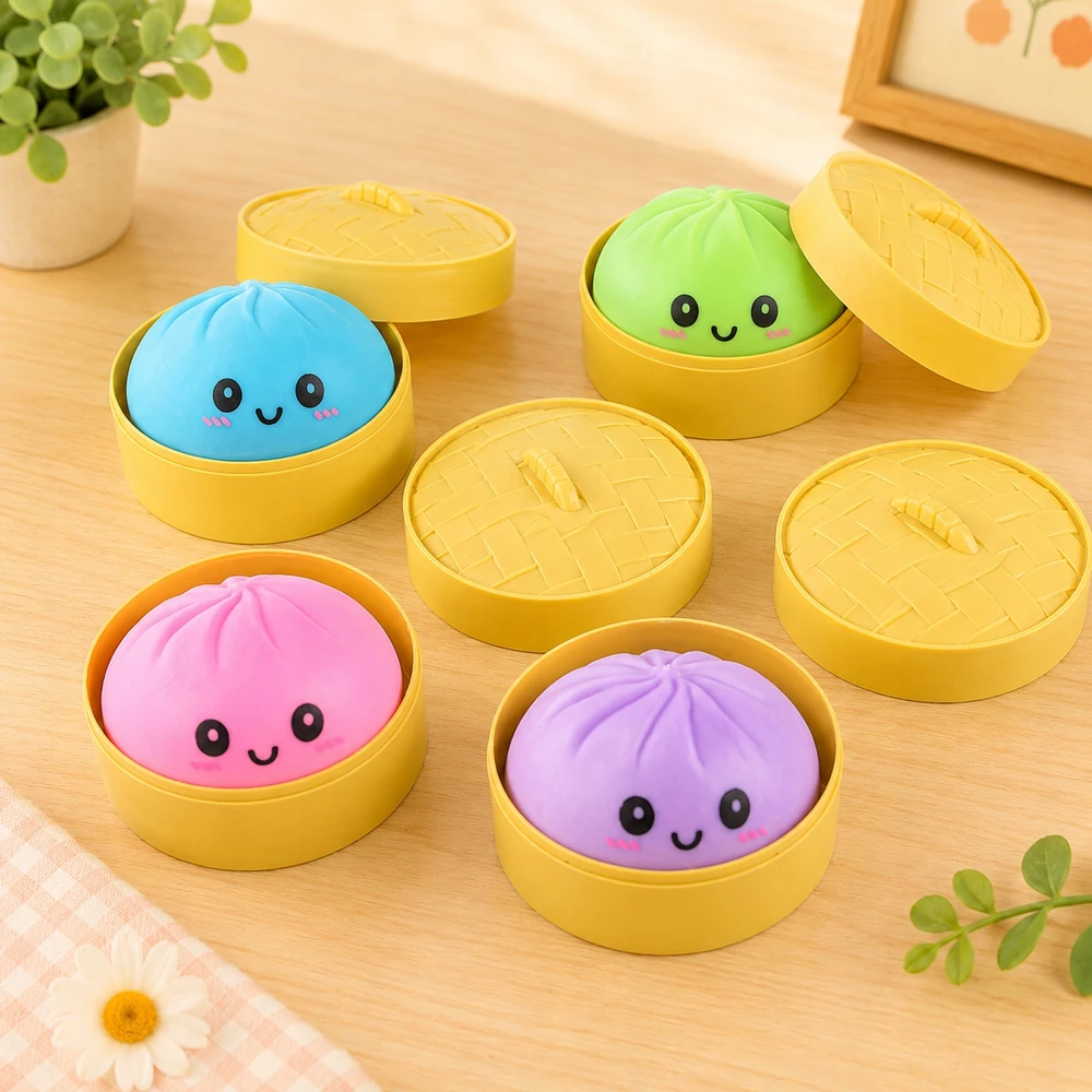 Bez Marki ANTISTRESAS GNIOTEK PIERÓG KOLDŪNAS MYSTERY SQUISHY XXL DĖŽUTĖJE