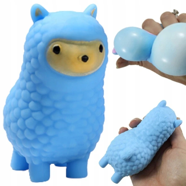 Bez Marki ANTISTRESAS GUMINIS SQUISHY SQUISHY ALPACA LEMPAS VAIKAMS MIELOS AVYS