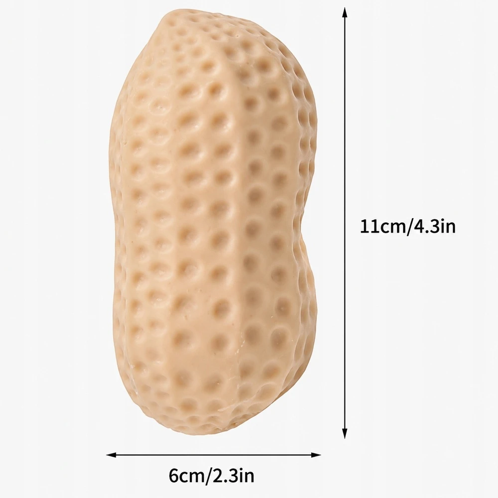 Bez Marki ANTISTRESAS PEANUT SQUISHY Squeeze Peanut NUT LARGE XL