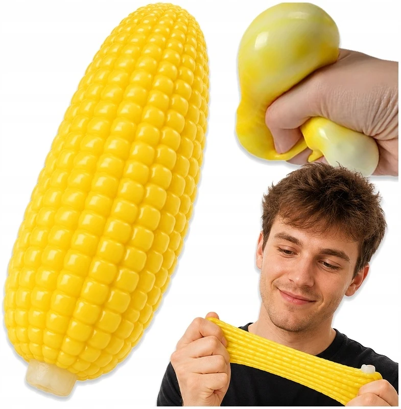 Bez Marki ANTISTRESINIS KUKURŪZŲ MINKŠTAS JAUTINIS ŽAISLAS XXL SQUISHY