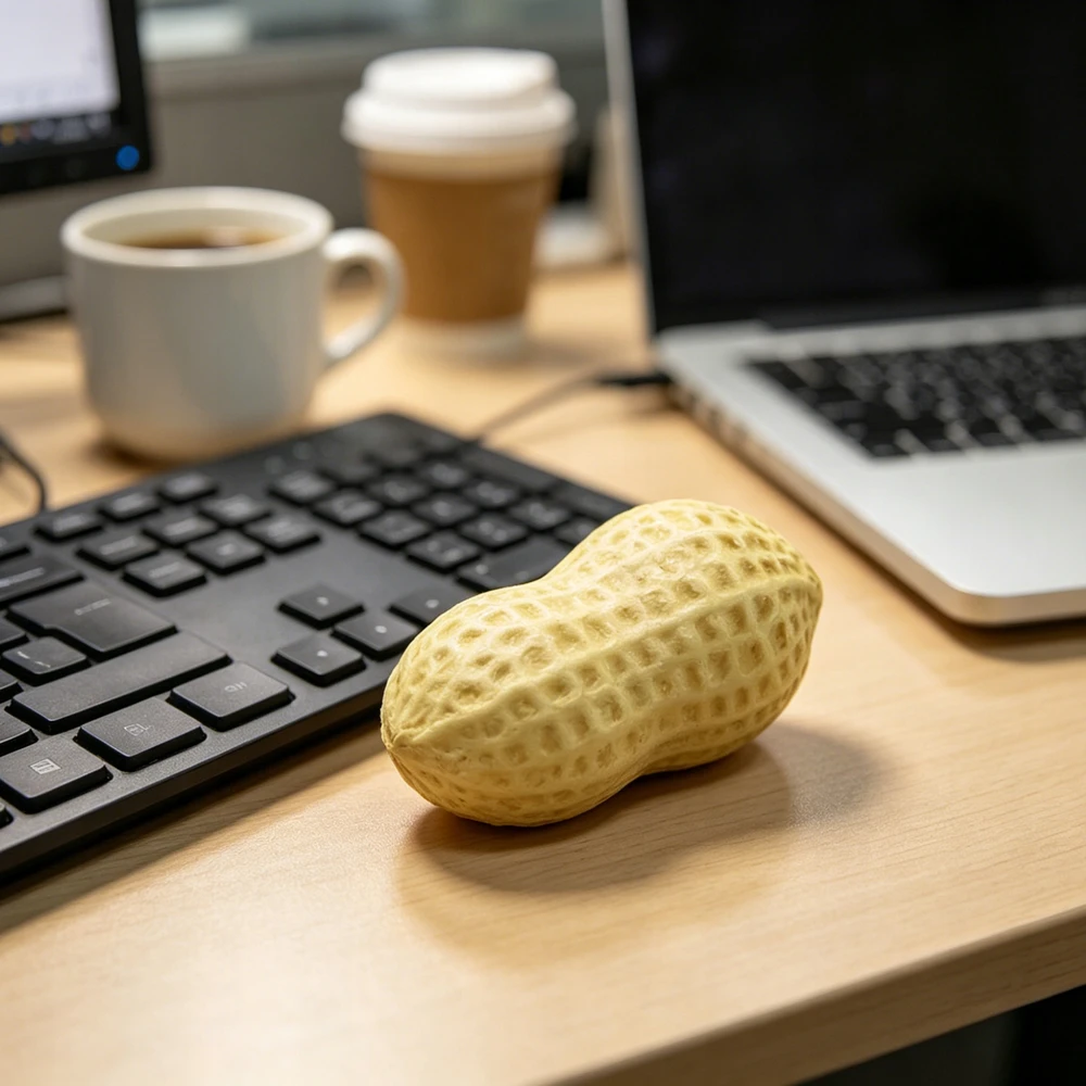 Bez Marki ANTISTRESINIS ŽAISLAS ŽEMĖS RIEŠUTŲ ŽEMĖS RIEŠUTŲ SQUISHY GNIOTEK