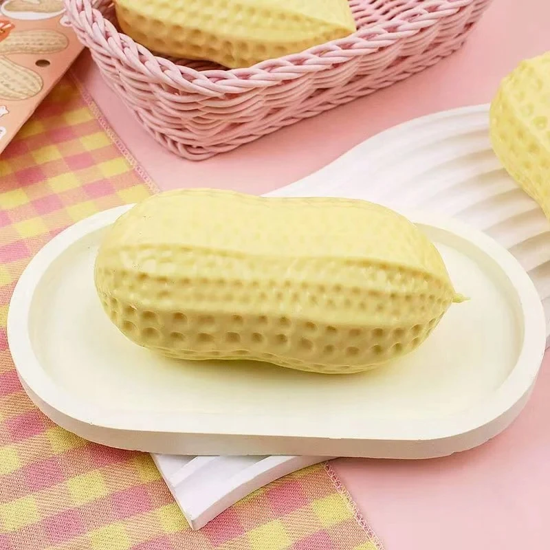 Bez Marki ANTISTRESINIS ŽAISLAS ŽEMĖS RIEŠUTŲ ŽEMĖS RIEŠUTŲ SQUISHY GNIOTEK