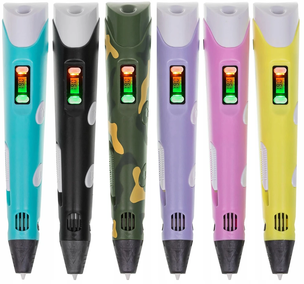 Bez Marki Anytech 3D rašiklis BALLPOINT 3D PRINTER PEN Anytech Rožinė
