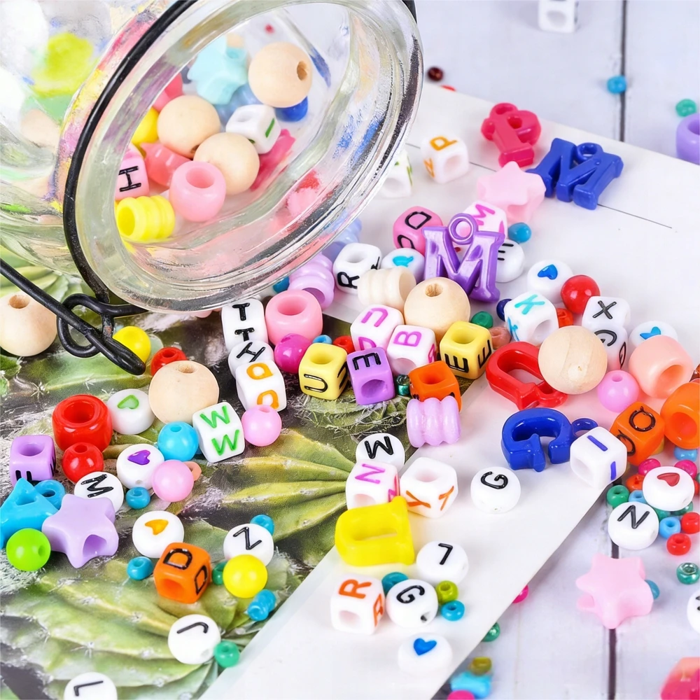 Bez Marki Apyrankės AUSKARAI PAPUOŠALŲ GAMYBOS RINKINYS DIY 4655 vnt. DOVANA