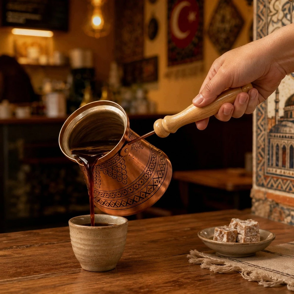 Bez Marki Arabiškas graikiškas puodas Turkiškos kavos puodelis Turkiškas kavos puodas Cezve Copper