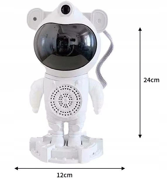 Bez Marki Astronautų projektorius su Bluetooth ir muzika