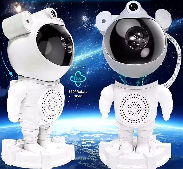 Bez Marki Astronautų projektorius su Bluetooth ir muzika
