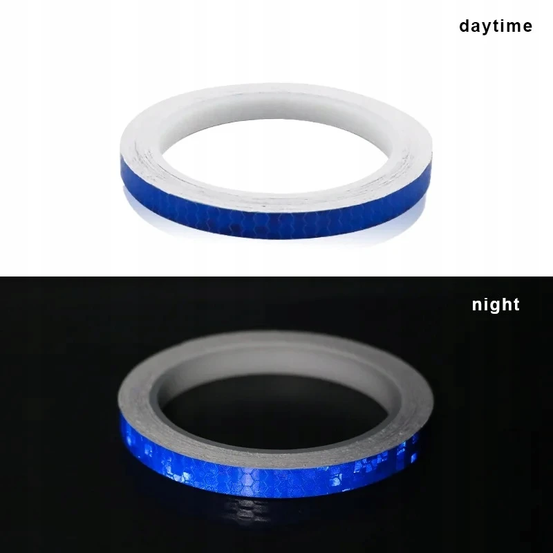 Bez Marki Atspindinti juosta 8m/1cm - mėlyna, lipni