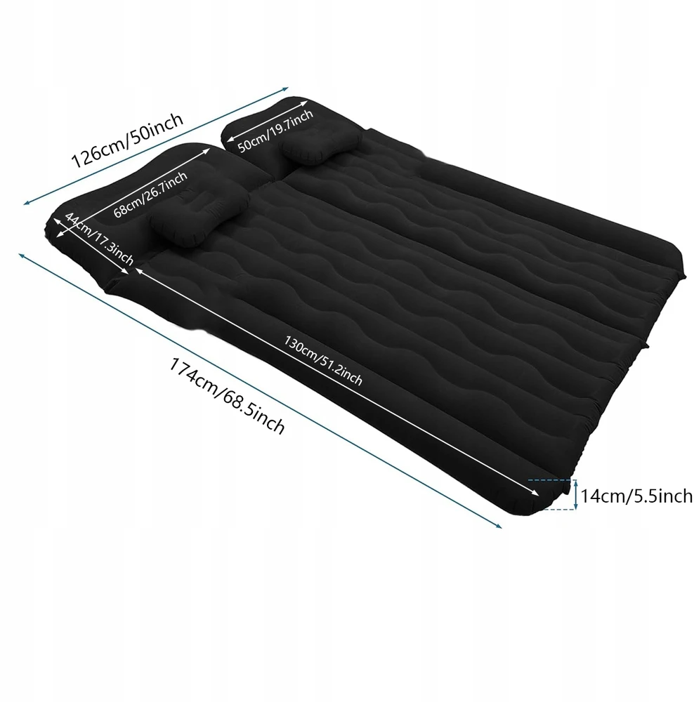 Bez Marki AUTOMOBILINIS ČIUŽINIS XXL 174 x 126x14 cm visureigio automobilio lova + SIURBLYS
