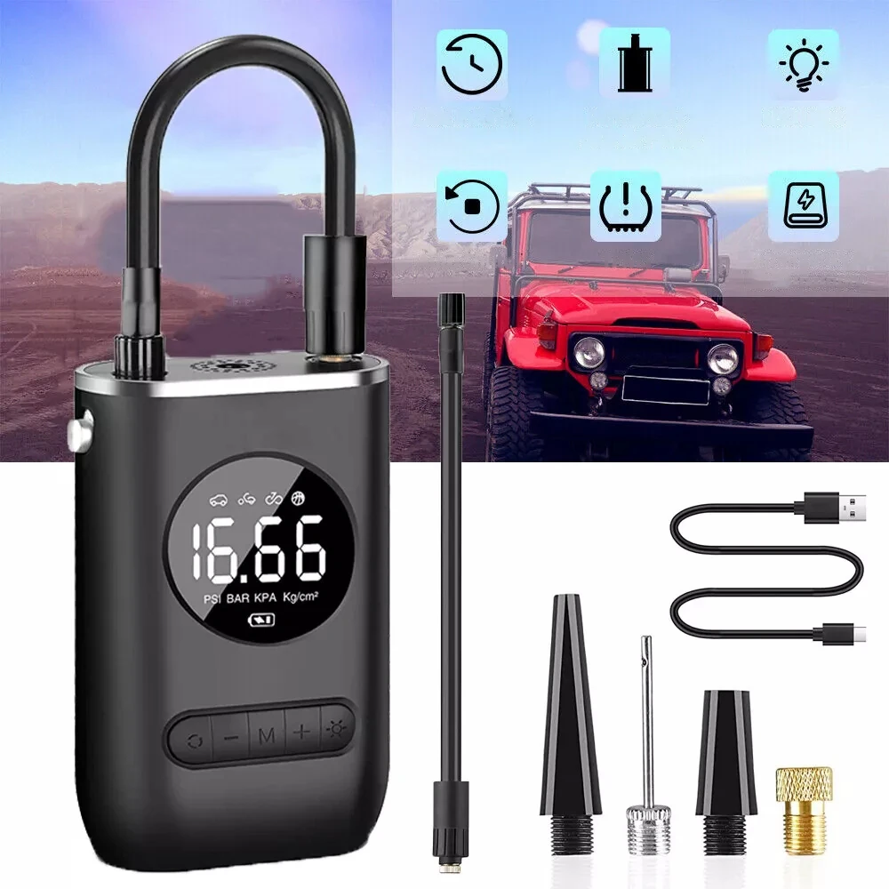 Bez Marki AUTOMOBILIŲ DVIRAČIO KOMPRESORIUS SIURBLYS KOMPRESORIUS AKUMULIATORIUS POWERBANK