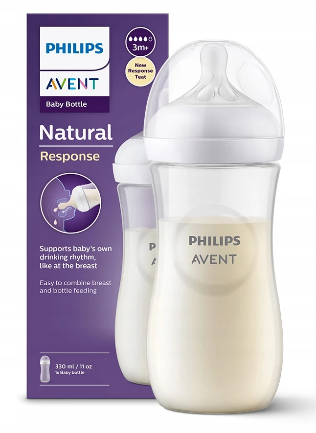 Bez Marki AVENT Buteliukas Natural Response SCY906/01 330 ml
