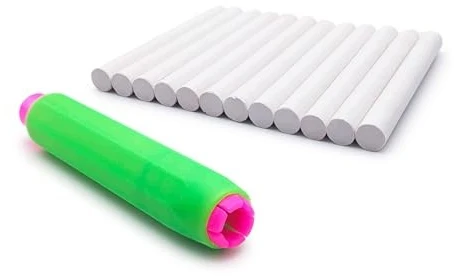 Bez Marki BALTOS KREIDOS 12 VIENETIŲ LENTO RINKINUI MOKYKLOS BIURAS namams