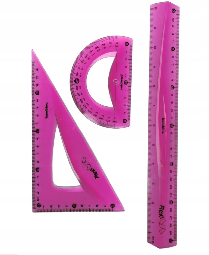 Bez Marki Bambino geometrinis rinkinys 3 el. mokyklai