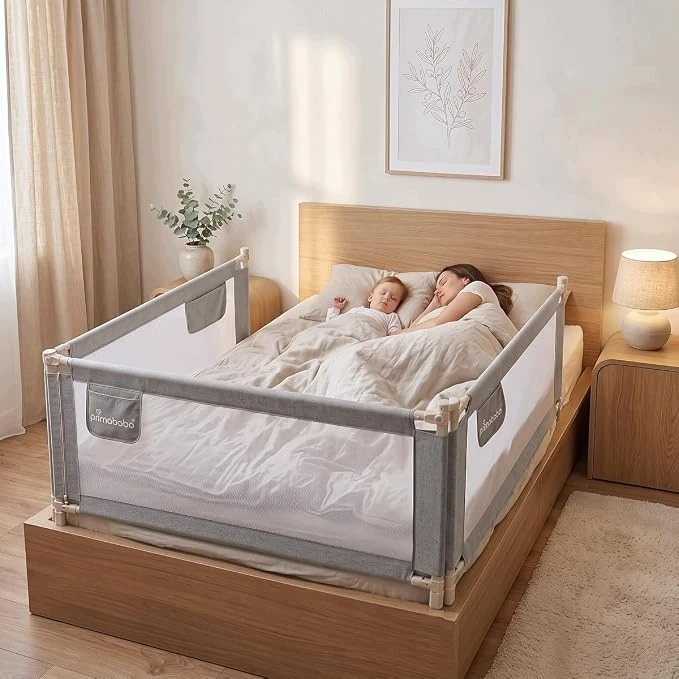 Bez Marki BARIERKA OCHRONNA DO ŁÓŻKA SKŁADANA UNIWERSALNA ZABEZPIECZENIE 140 CM