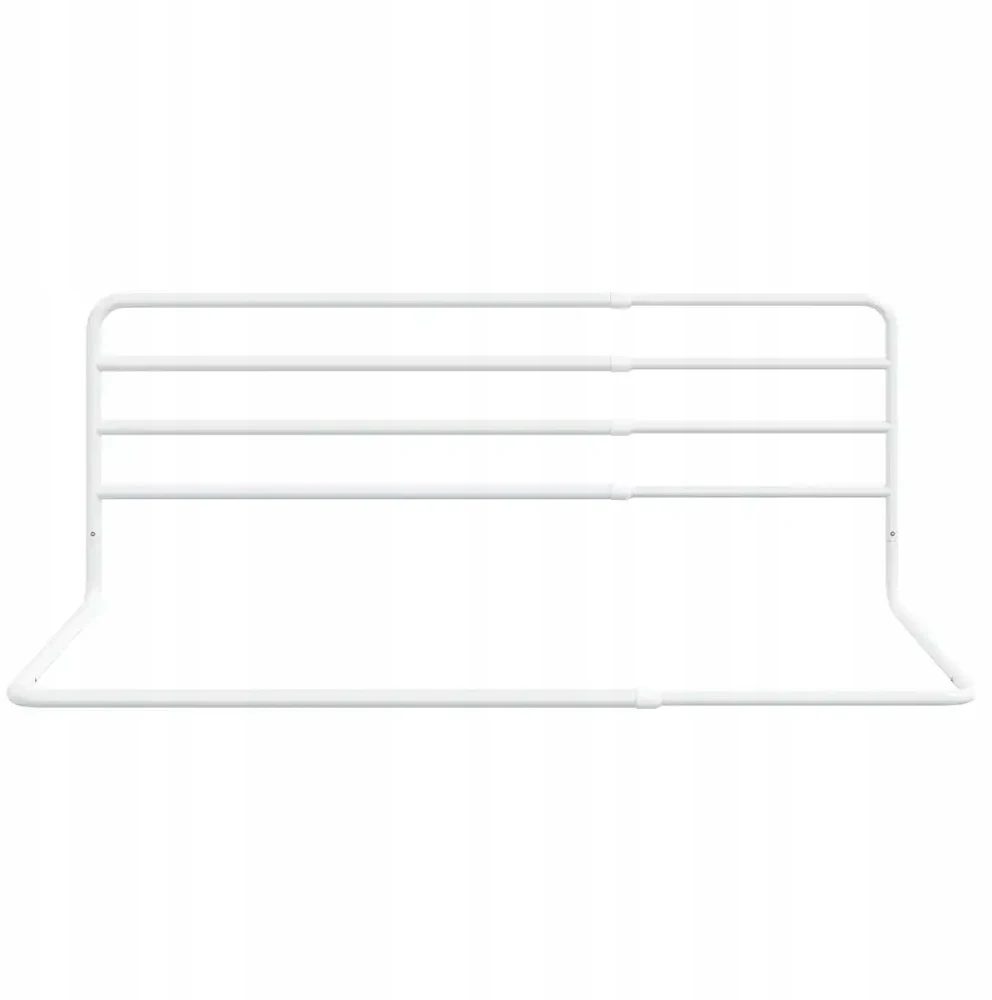 Bez Marki Barierka zabezpieczająca do łóżka 55x37 cm, balta, regulacja 76-137 cm