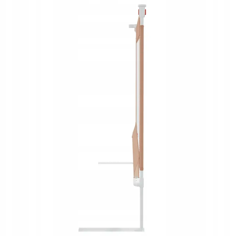 Bez Marki Barierka zabezpieczająca do łóżka taupe 200 x 25 cm, wysokość 70-95 c