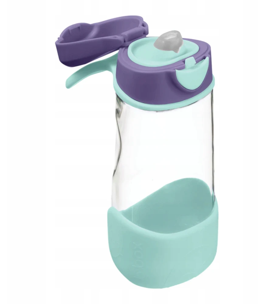 Bez Marki B.BOX Rinkinys Mini Lunchbox sportowa butelka tritanowa 450 ml. Lilac Pop