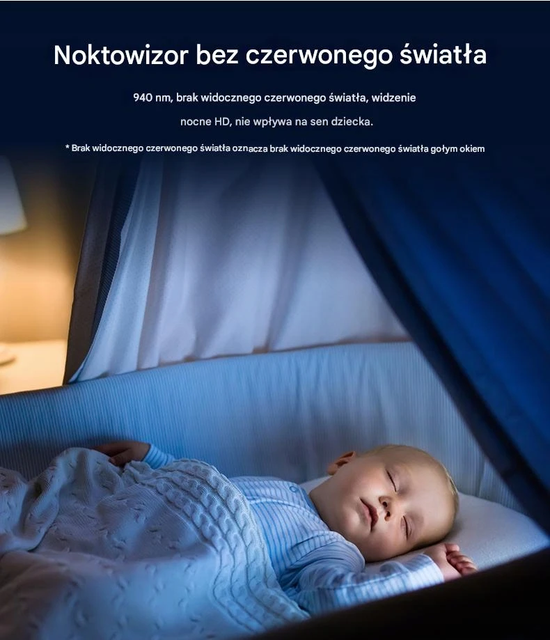 Bez Marki Belaidis sukamasis FHD WIFI elektroninis kūdikio monitorius TUYA LCD ZOOM kamera