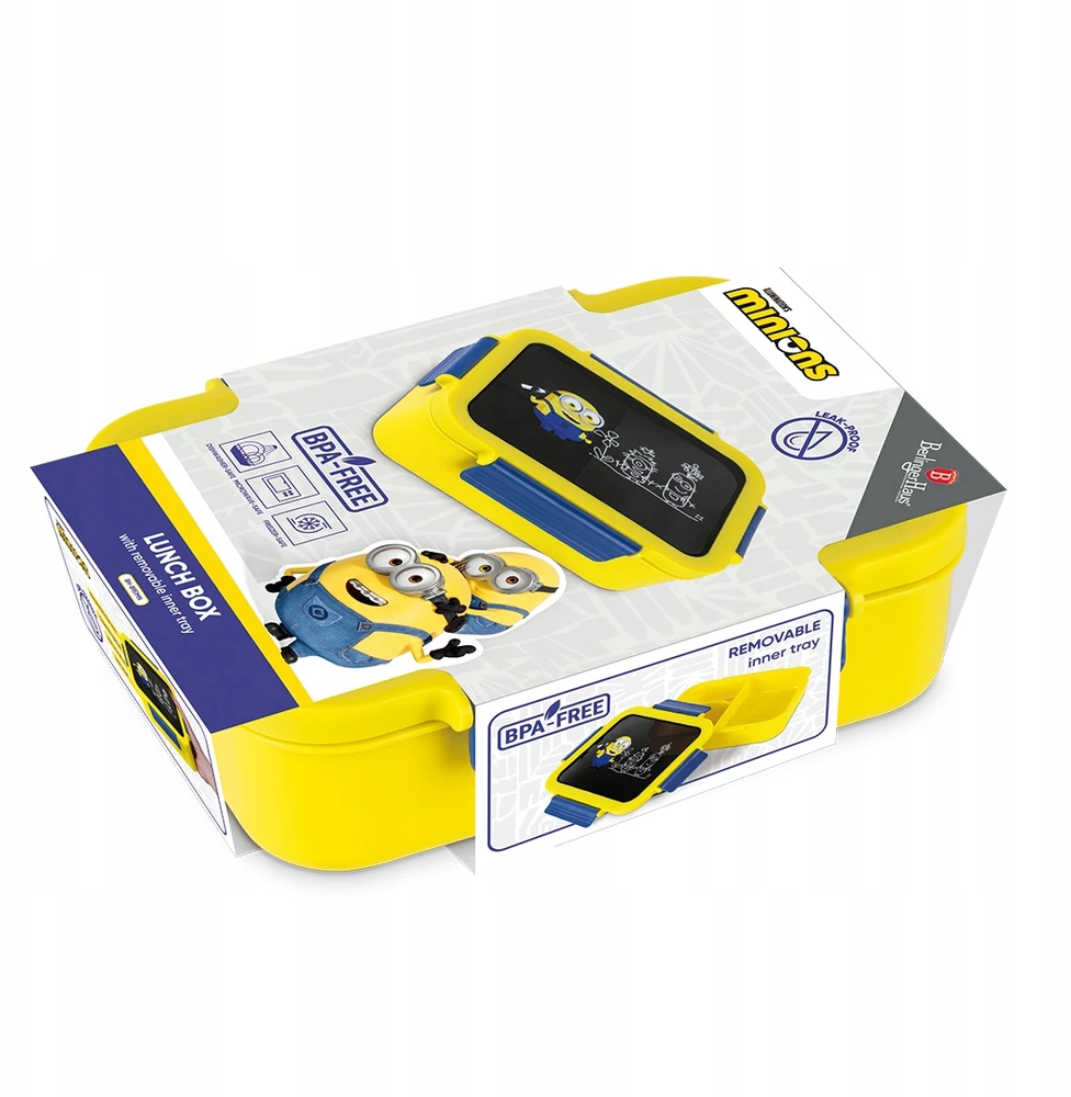 Berlinger Haus pietų dėžutė Minions, 1320 ml, geltona/mėlyna