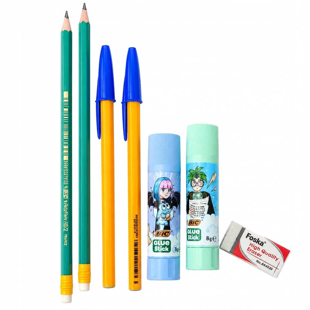 Bez Marki BIC TETIS MOKYKLINĖS RINKINYS DIDELIS MOKYKLINIS RINKINYS 1-3 KLASĖS MOKYKLINĖS REIKMENYS