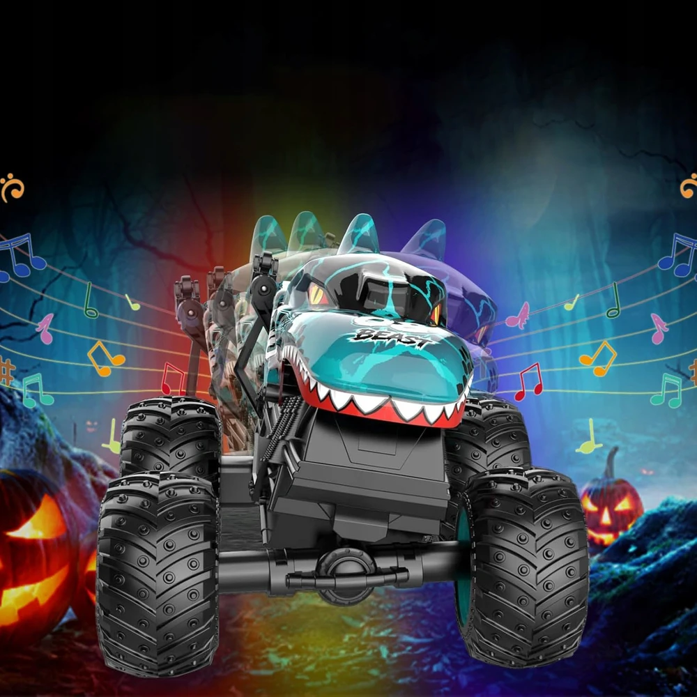 Bez Marki BIG CAR Monster Truck RC Dinosaurs 4x4 LED