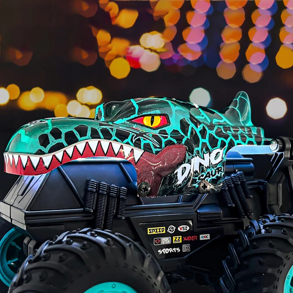 Bez Marki BIG CAR Monster Truck RC Dinosaurs 4x4 LED